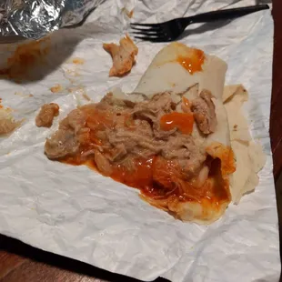 Wrong color chili and so soggy it fell apart!!!