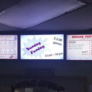 Bowling prices