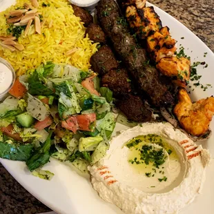 Every item on the combo plate is delicious!