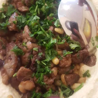 Hummus with Meat