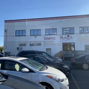 the outside of the building