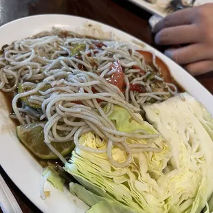 Kaopoon Som Tum Salad (Noodles Only)