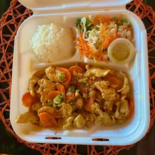 take out - lemongrass chicken