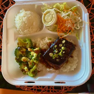 take out - teriyaki salmon