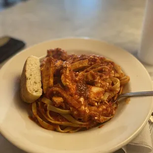 Telefono Pasta with chicken