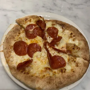 9 inch pepperoni pizza