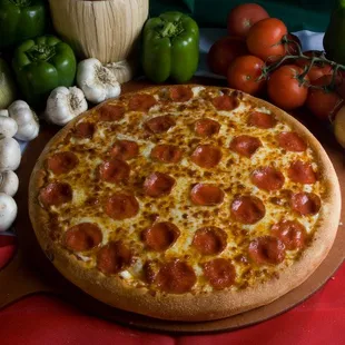 Anyone for a YUMMY Classic Cheese and Pepperoni Pizza!