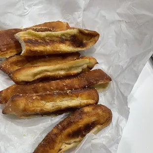 a close up of a doughnut