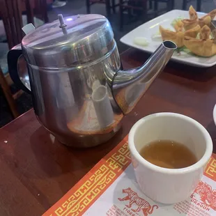 Hot Tea. Perfect.