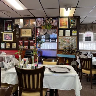 the interior of a restaurant