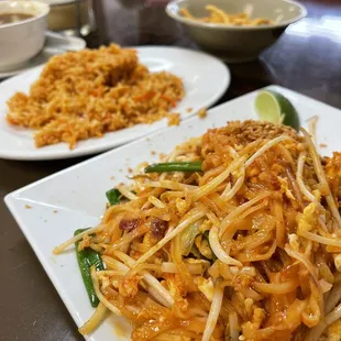 Pad Thai and $4 fried rice.