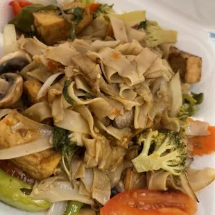 Tofu pad kee mow