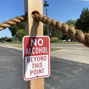 Outdoor drinking w boundaries