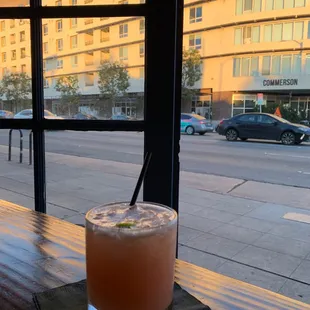 Guava tequila cocktail