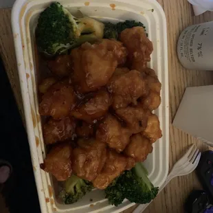 chicken and broccoli