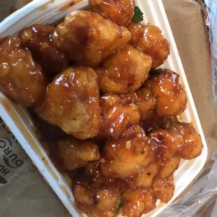 General Tso 's Chicken - huge portion
