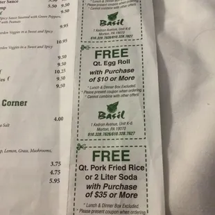 Not one coupon has a soda restriction!