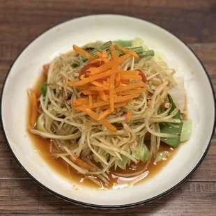 Papaya Salad #papayasalad #泰餐#thaifood #littlebasil #thairestaurant