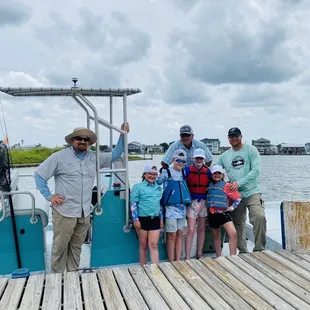 Taking the family on a fishing trip this morning!