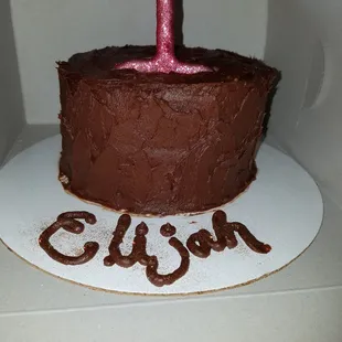 This was the cake i received that was supposed to look like a tree stump.