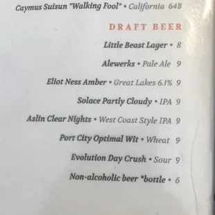 Little beast lager is made by ale Works in Williamsburg