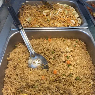 Fried rice and chowmein