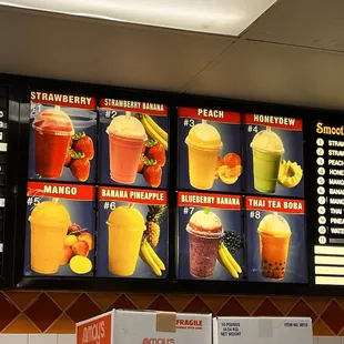 Smoothie options
