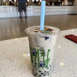 Milk tea boba was good