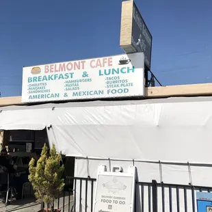 the front of the restaurant