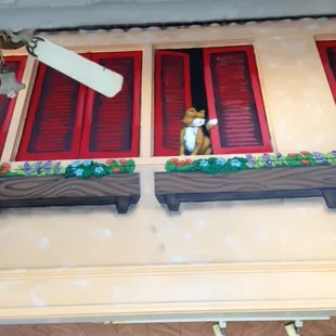 Another nice painting by @NOONESART above the cash register.  Once a well kept secret, this place is becoming well known among locals.