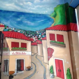 Check out the nice mural by @NOONESART on the sidewall while you wait for your sandwich.