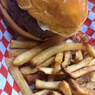 1/2 lb. Juicy Lucy Burger