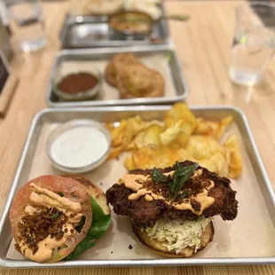 Indian Spicy Fried Chicken Sandwich