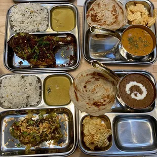 Half Rotisserie Chicken, Rotisserie Cauliflower, Butter Chicken, Dal Makhani