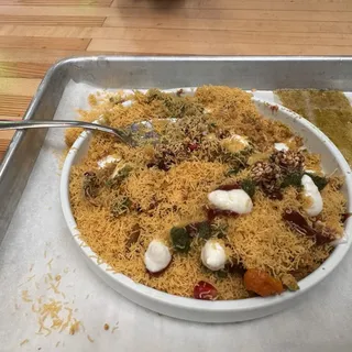crisp sesame leaf chaat ( nf )