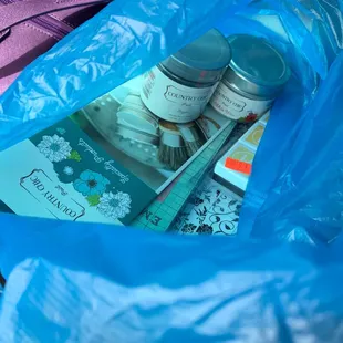 Blue bag from The Little Blue House