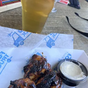 What's better than good wings &amp; a cold brew?