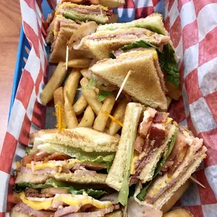 Club sandwich meal...