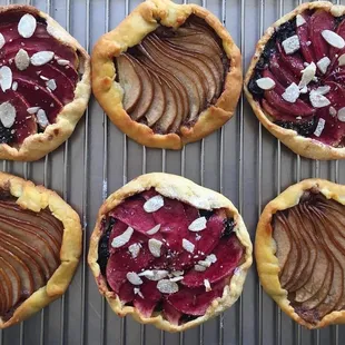 a variety of desserts