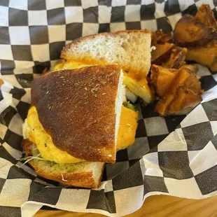 Breakfast sandwiches