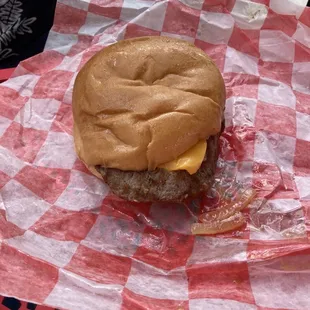Slider with cheese