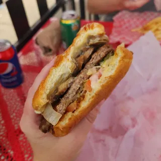 Mushroom Swiss Burger
