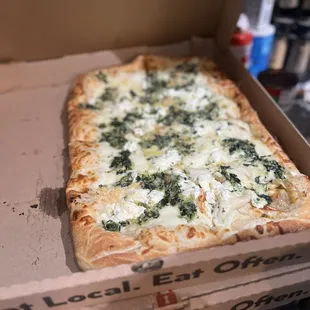 White spinach with garlic