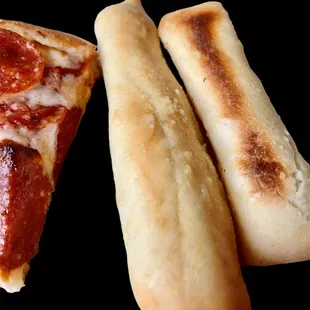 Pepperoni and Crazy Bread