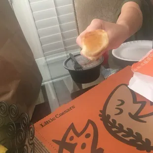 breadsticks empty!!!!