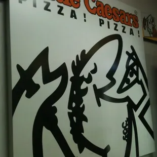 a sign for a pizza restaurant
