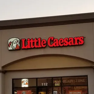 the front of the restaurant