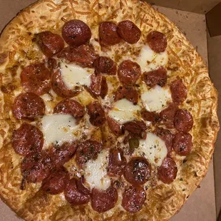 Pepperoni Cheeser Cheeser Pizza