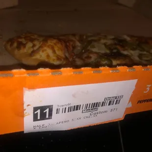 a pizza in a box