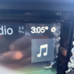 That's the time I was driving home after an issue with my order.